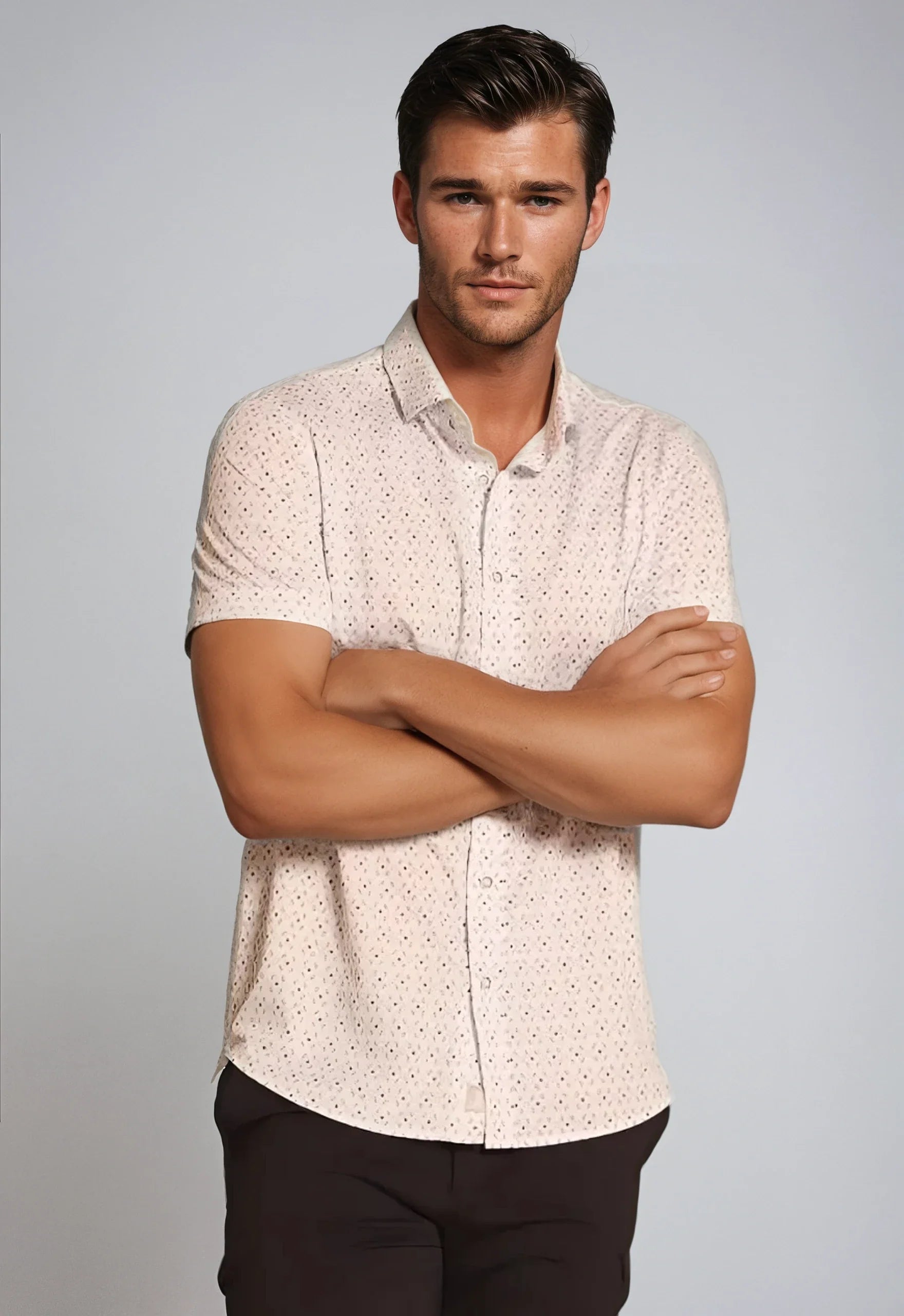 Buki Loose Leaf Short Sleeve Tech Shirt — alternative angle