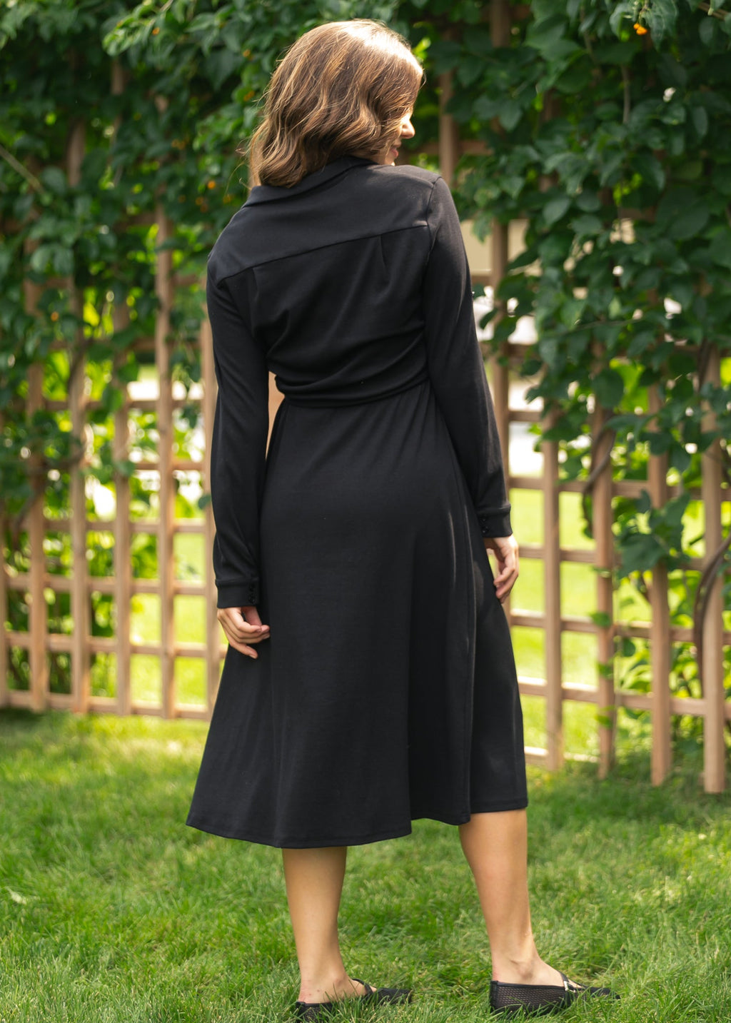 Inherit Co. Lorraine Knit Maxi Dres - FINAL SALE — back view