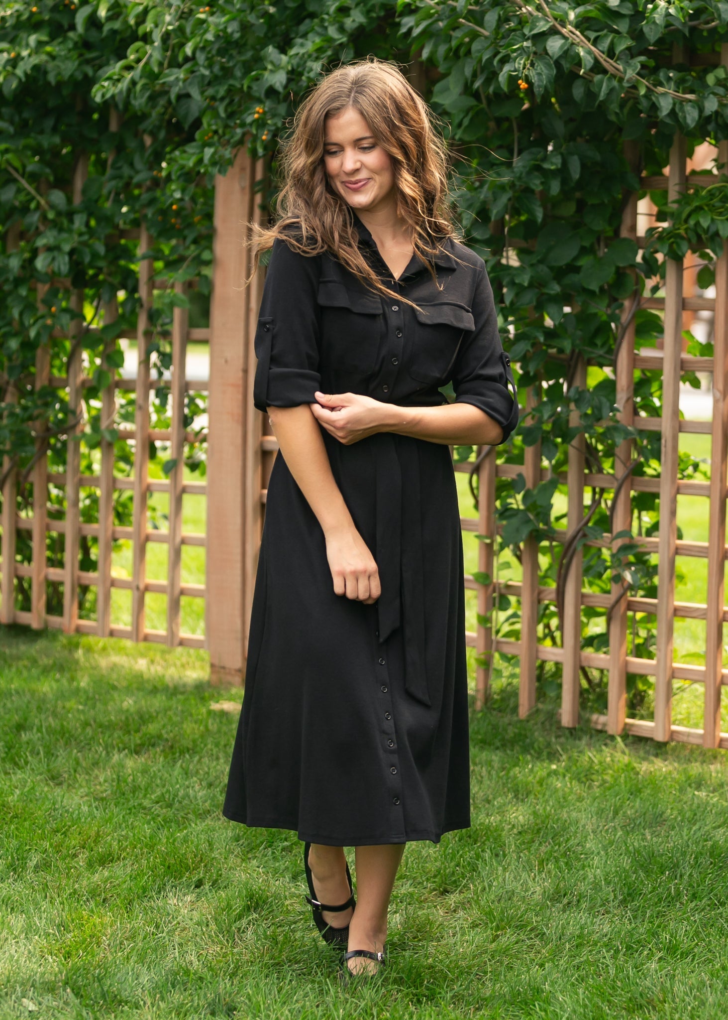 Inherit Co. Lorraine Knit Maxi Dres - FINAL SALE — detail close-up