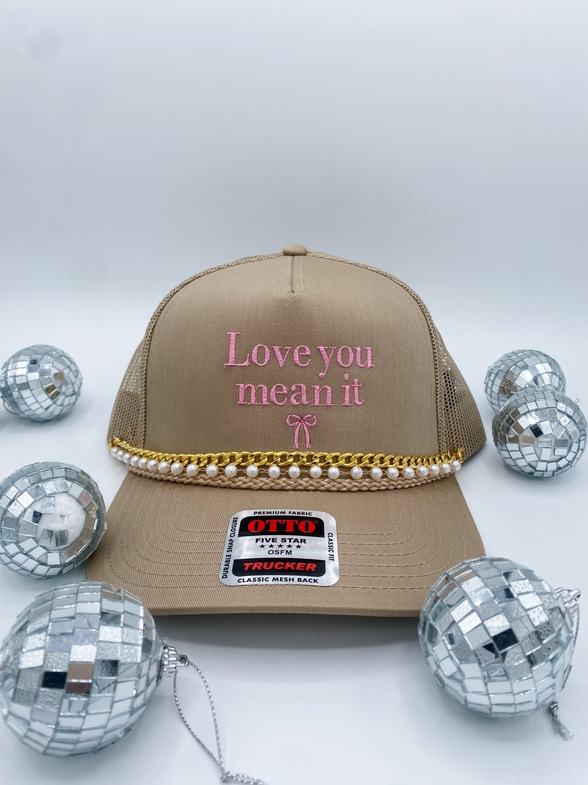 Coco & Rho Love You, Mean It- Trucker Hat — main product shot