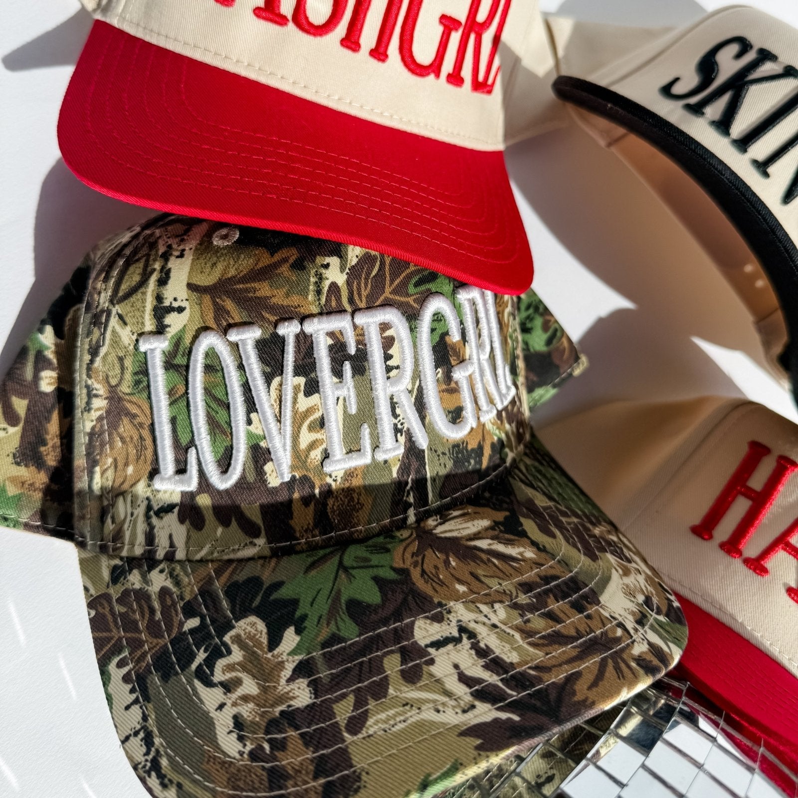 Coco & Rho LOVERGRL - Trucker Hat — detail close-up