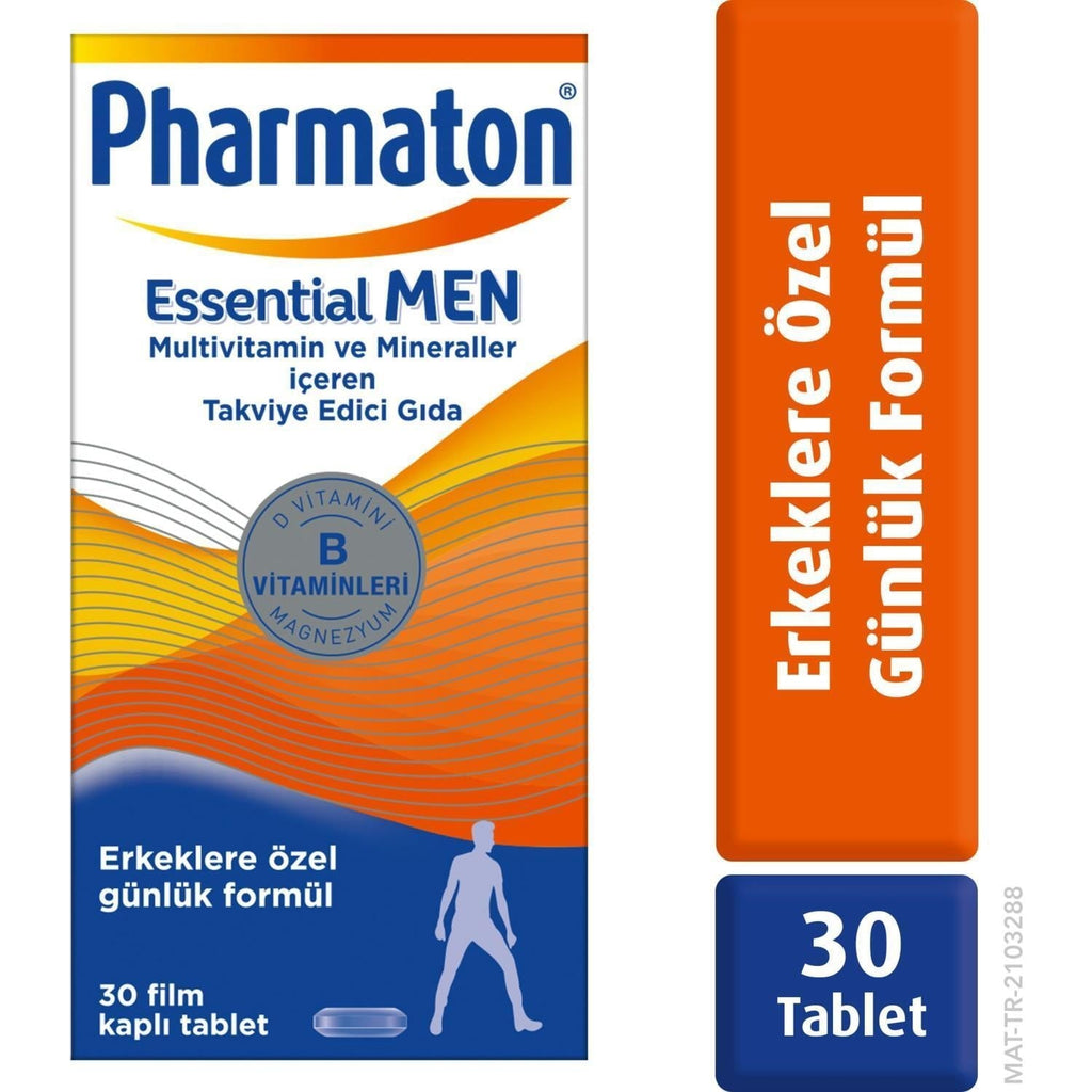 Pharmaton Essential Men - Daily Vitamin Supplement | 30 Tablets