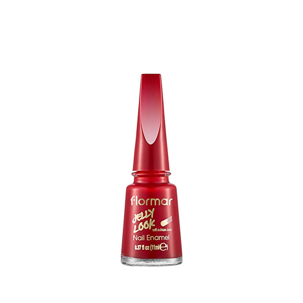 Flormar Jelly Look Nail Polish - High-Pigment, Gel Finish, Long-Lasting Nail Color