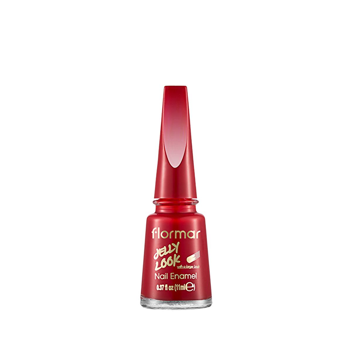 Flormar Jelly Look Nail Polish - High-Pigment, Gel Finish, Long-Lasting Nail Color