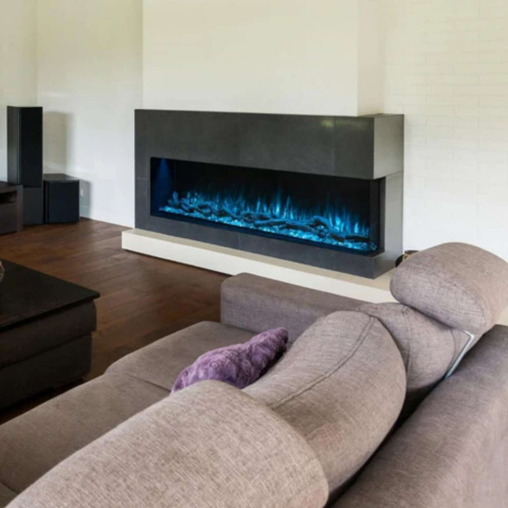 Modern Flames Landscape Pro Multi 56-Inch Linear Multi-Sided Electric Fireplace With Hybrid Flame Technology [LPM-5616V2] (SA