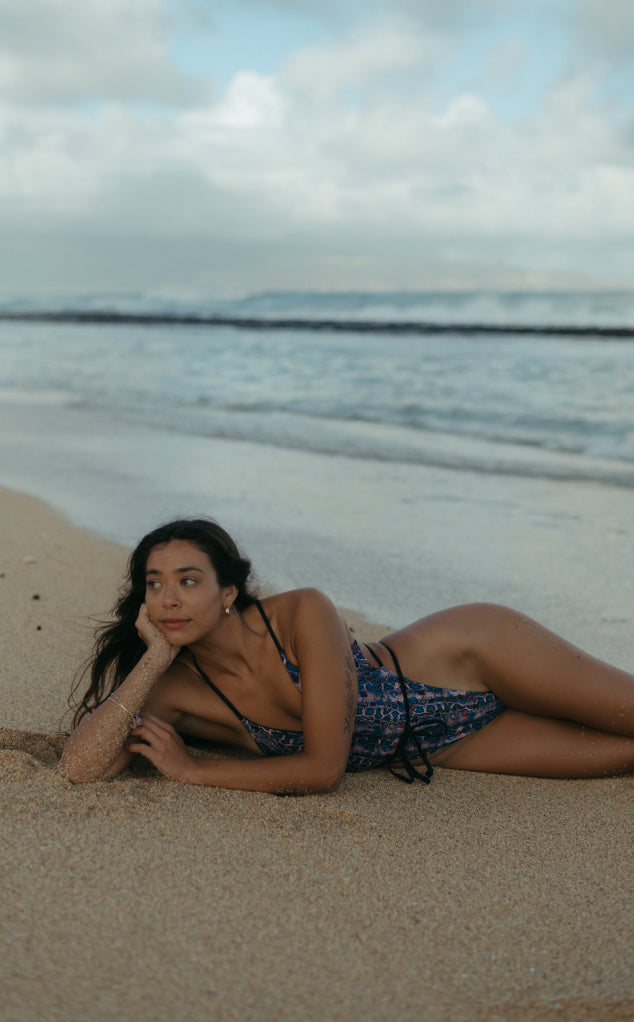 Forever Young Swimwear Cheyenne Reversible One Piece — flat-lay composition