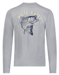 White Water Life Bass Graphic Performance Tee — main product shot
