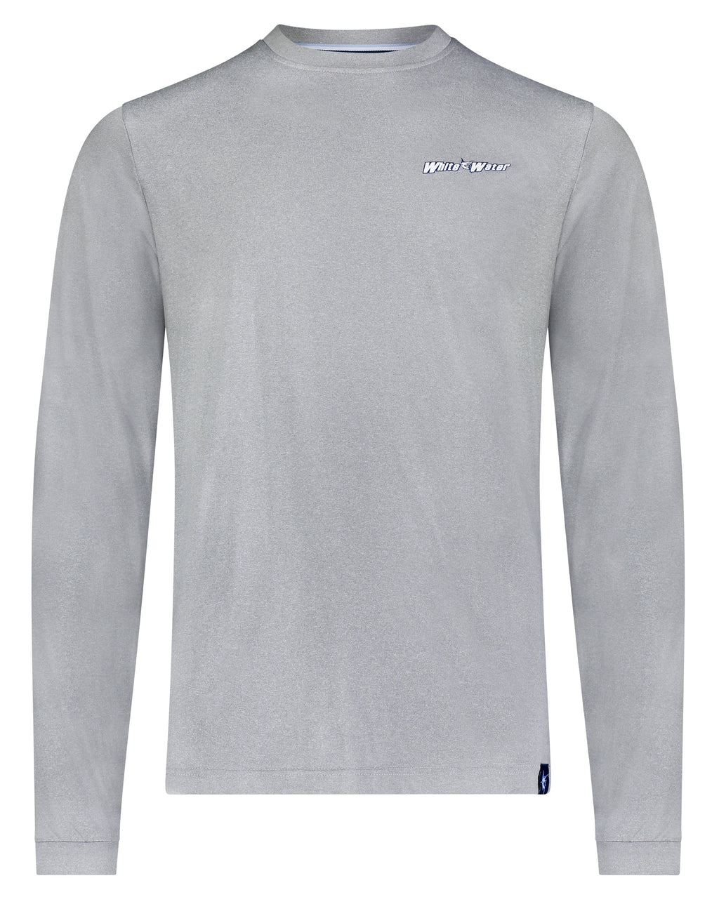 White Water Life Bass Graphic Performance Tee — detail close-up