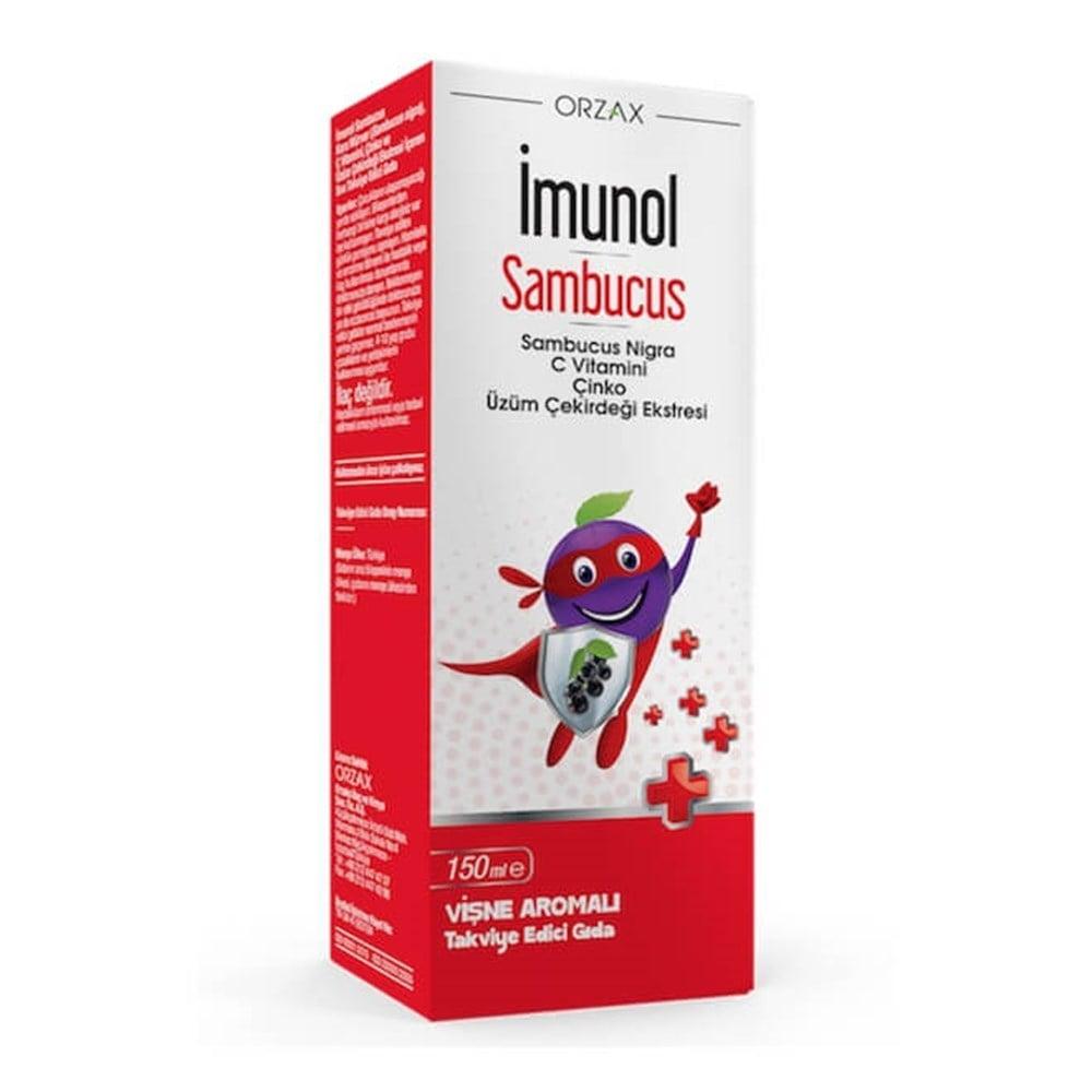 _munol Sambucus 150 ml - Natural Immune Support Supplement with Elderberry Extract, Vitamin C & Zinc
