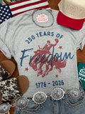 Wild Junkie 250 Years of Freedom Graphic Tee — main product shot