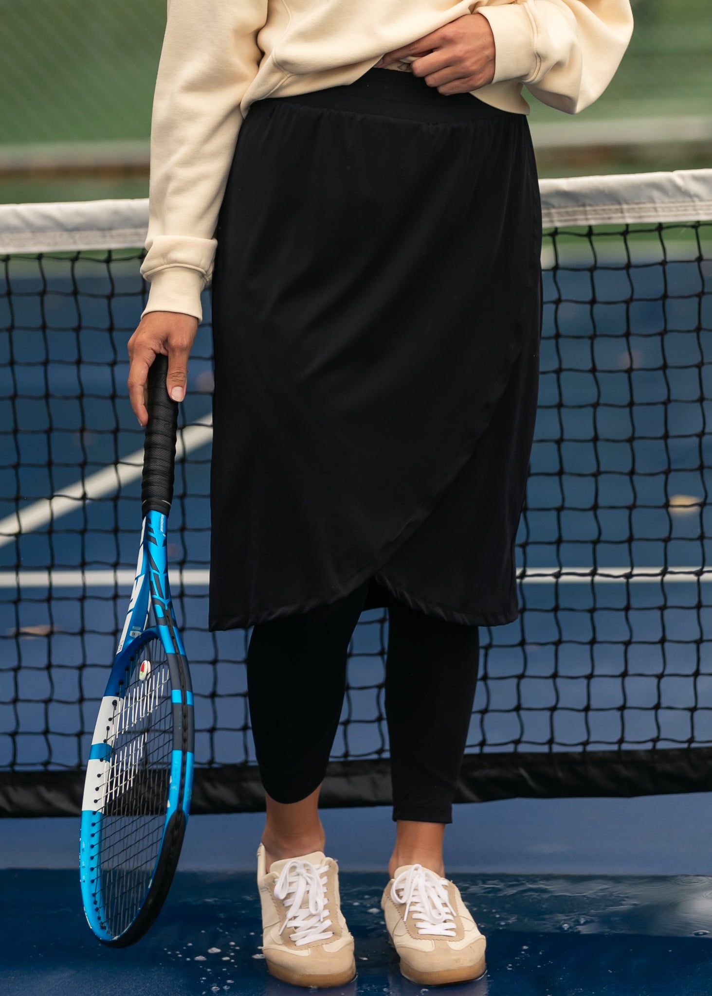 Inherit Co. Lucille Tulip Hem Leggings Skirt — lifestyle context