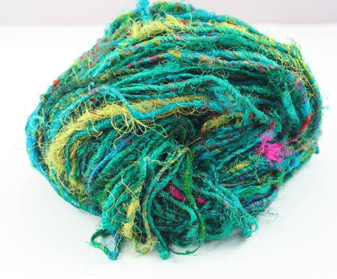 Darn Good Yarn Darn Good Yarn Recycled Silk Yarn "Lux Adventure" — main product shot