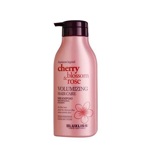 Luxliss Cherry Blossom Rose Volumizing Hair Care Shampoo 500 ml