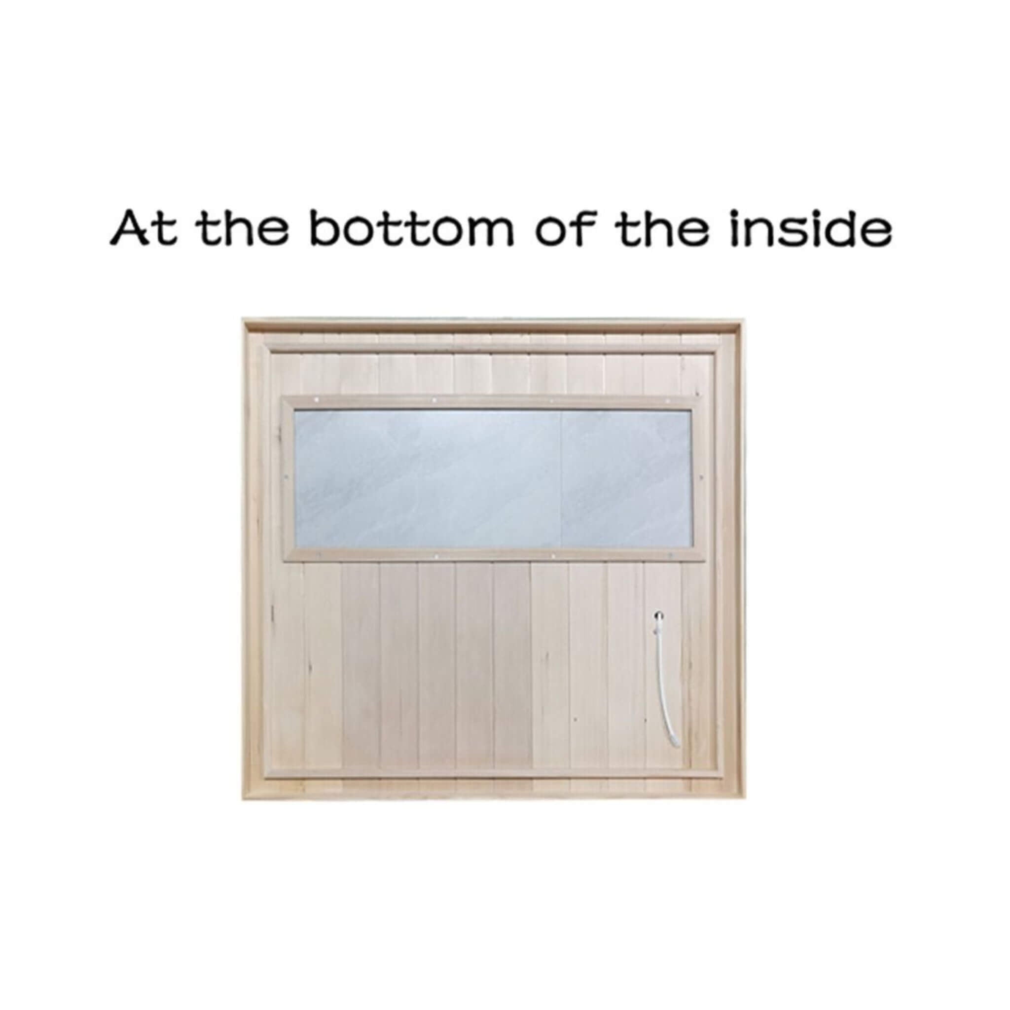 Thermora Ivara Luxury 2-Person Hemlock Wood FAR Infrared Sauna Room W/ Glass Door, 1750W (SAK81525) – SAKSBY WHOLESALE, view 
