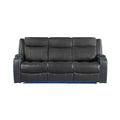Nuvia Luxury 84-Inch Home Theater Power Reclining Sofa With LED Lights And Power Headrest (SAK83195) – SAKSBY WHOLESALE