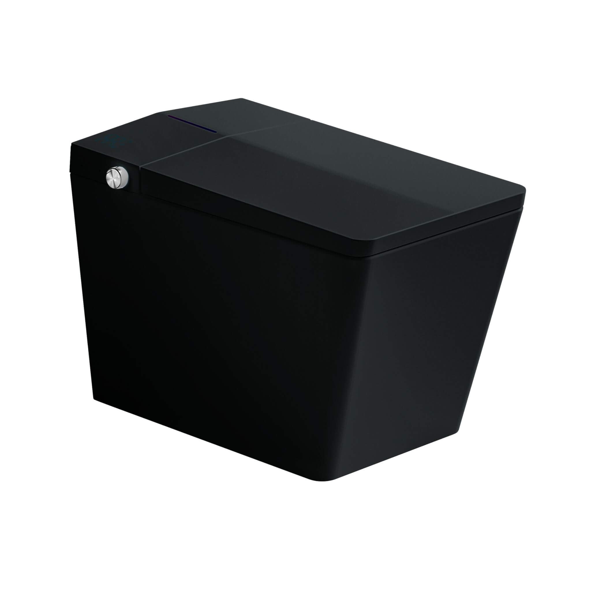 Nuvia Luxury Black Square Smart Toilet With Bidet, Remote, And Heated Seat (SAK45183) – SAKSBY WHOLESALE