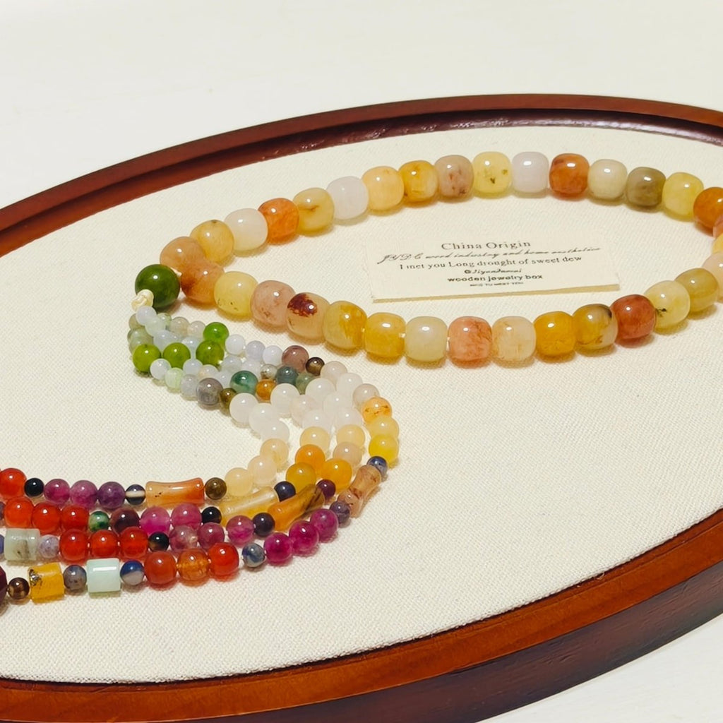 Mariam's Collection Luxury Elegance Fancy 33 Muslim Agate Tasbeeh with Tassels (MR083) — product category context