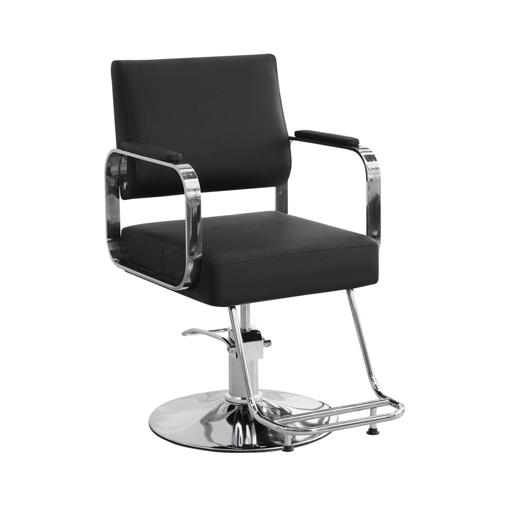 Luxury Height-Adjustable Barber Chair With 360-Degree Swivel (SAK64103) – SAKSBY WHOLESALE, view 3