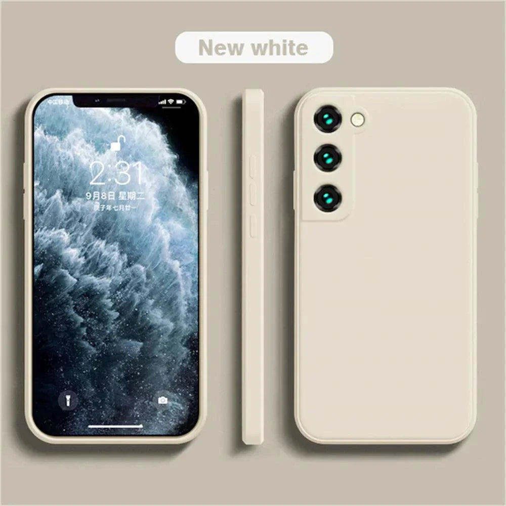 Luxury Silicone Case for Samsung Galaxy S24/S20/S21/S22/S23/Note 10/20 - Premium Liquid Protection & Sleek Design