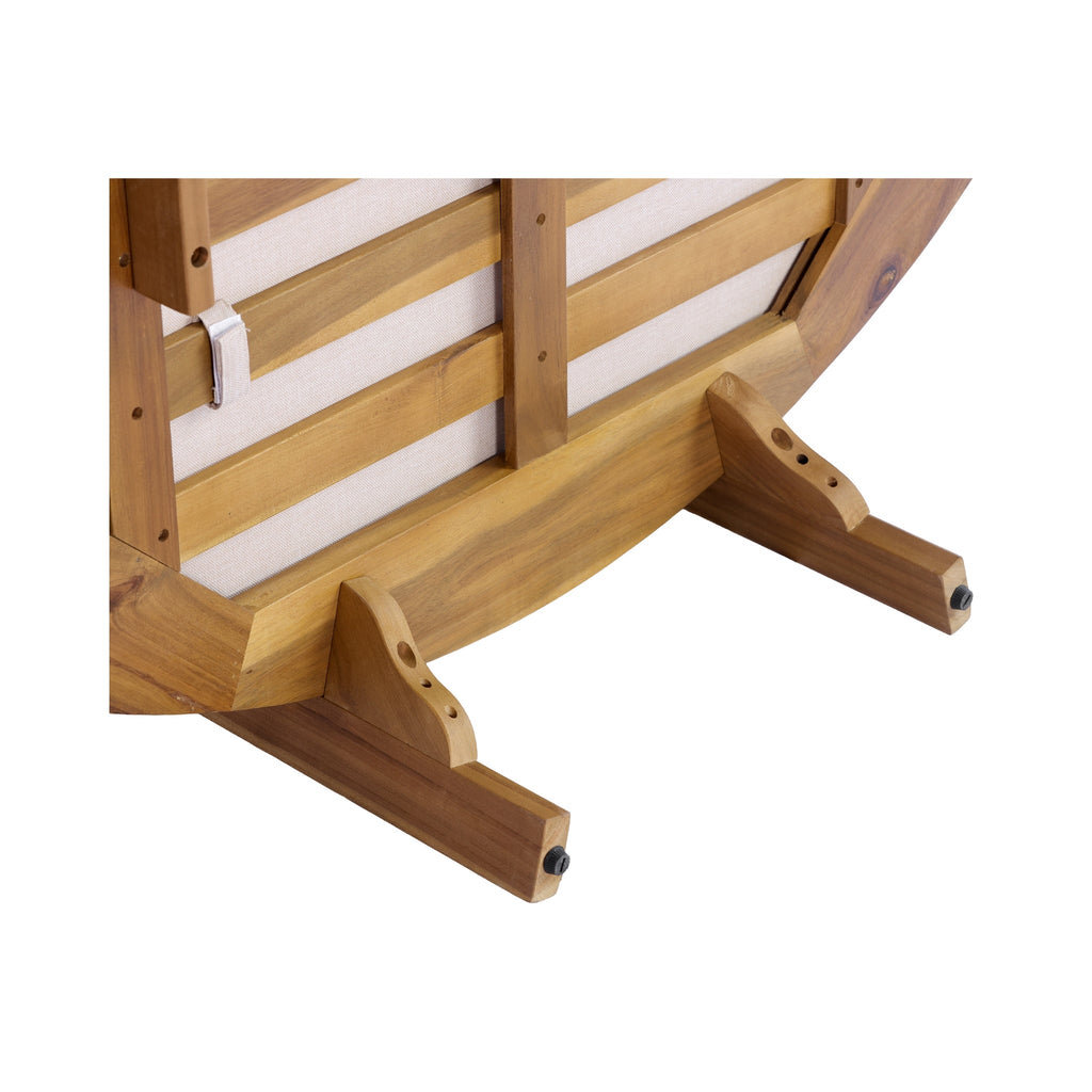 Alora Luxury Outdoor Acacia Wood Round Daybed With Cushions And Pillows (SAK40613) – SAKSBY WHOLESALE, view 21