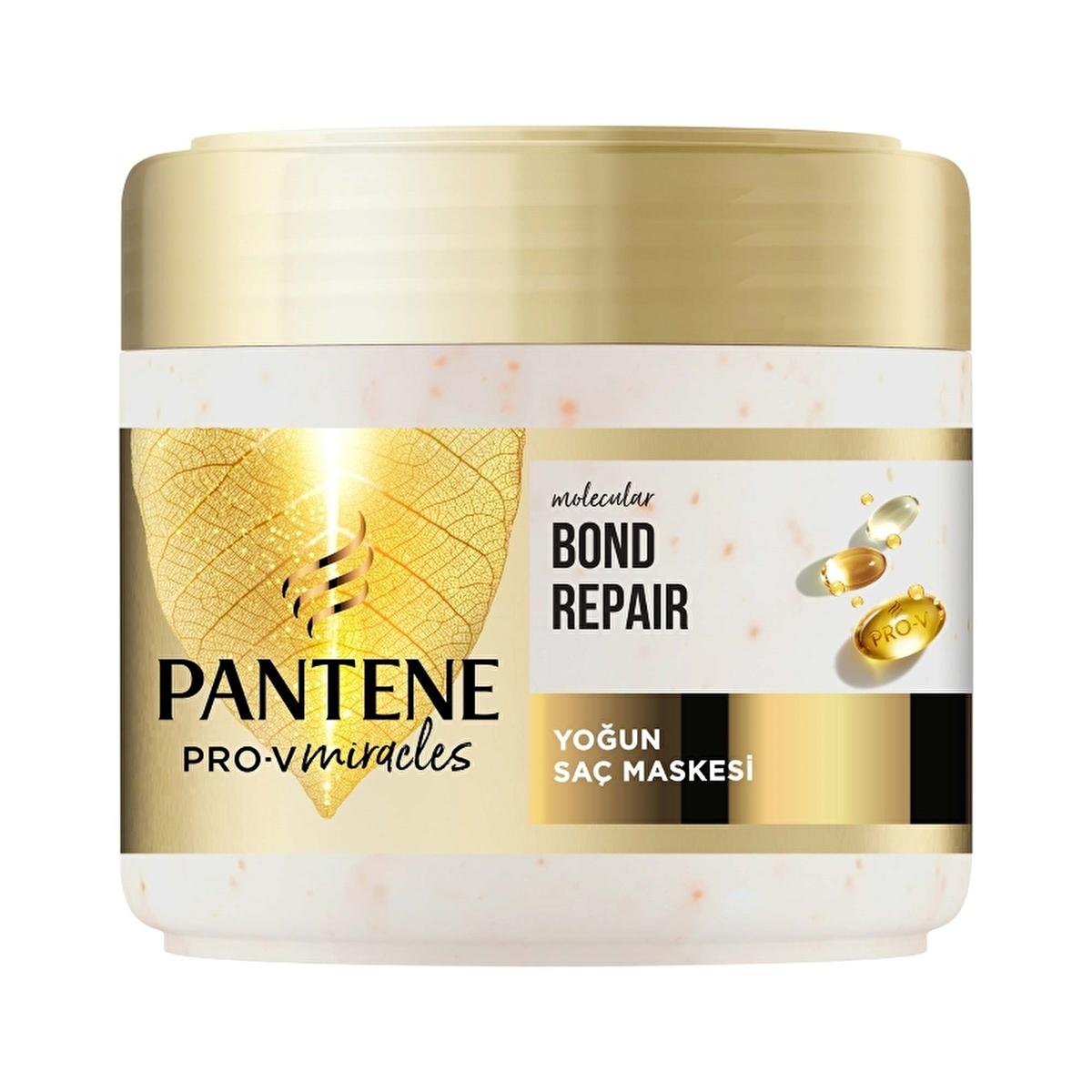 Pantene Pro-V Miracles Hair Mask: Molecular Bond Repair, Biotin & Pro-Vitamins for Damaged Hair - Intensive Strengthening Treatment