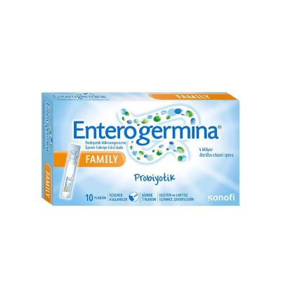 Enterogermina Probiotic - Digestive Health Support | 5 ml x 10 Flakons