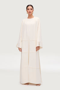 Lylah Everyday Open Abaya - Moonlight Abayas Veiled 