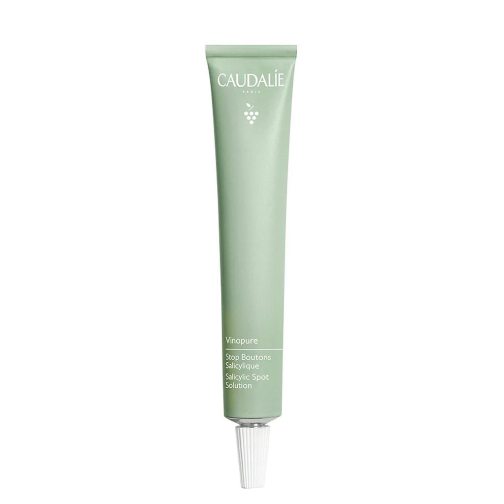 Caudalie Vinopure Stop Boutons Acne Treatment Cream - Natural Skincare with Salisylic Acid & Niasinamid - 0.51 fl oz