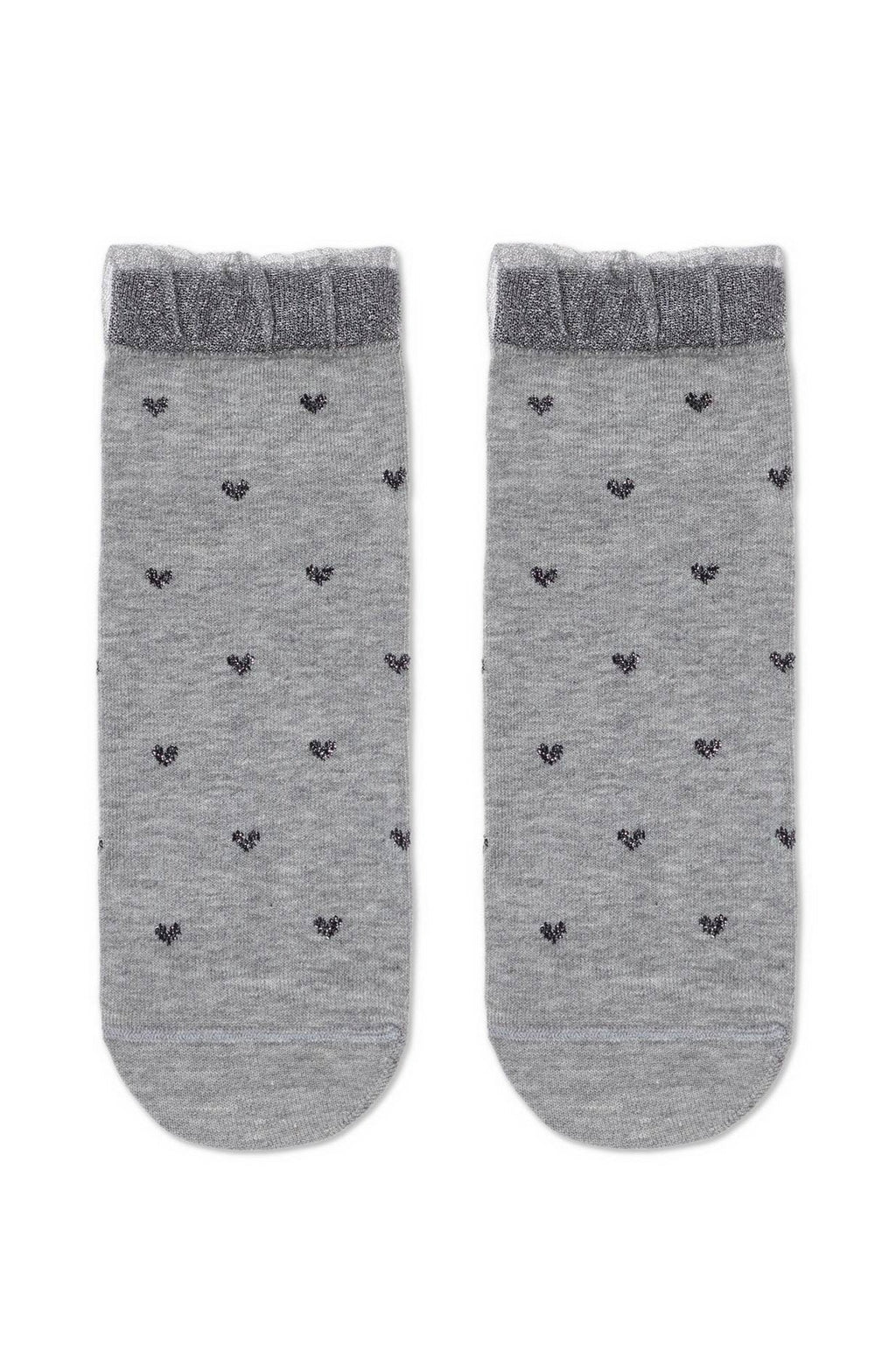TheRanok.com Conte Cotton Socks Classic - 243 Airy Sole and Lurex — flat-lay composition