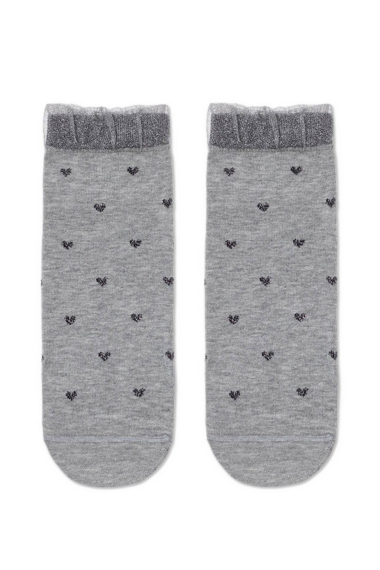 TheRanok.com Conte Cotton Socks Classic - 243 Airy Sole and Lurex — flat-lay composition