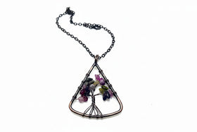 Triangle Gemstone Tree of Life