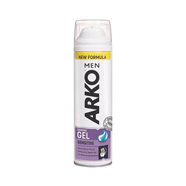 Arko Men Extra Sensitive Shaving Gel for Sensitive Skin - 200ml, Comfortable Shave, Men's Grooming