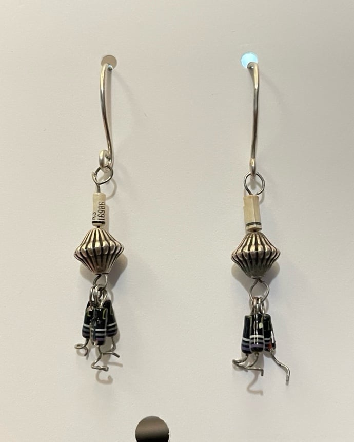 Just Neat Stuff Resistor Earrings — side view