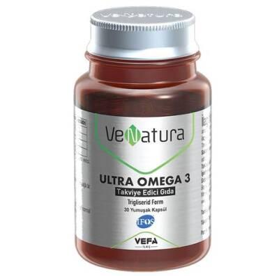 VeNatura Ultra Omega 3: Fish Oil - 30 Easy-to-Swallow Capsules