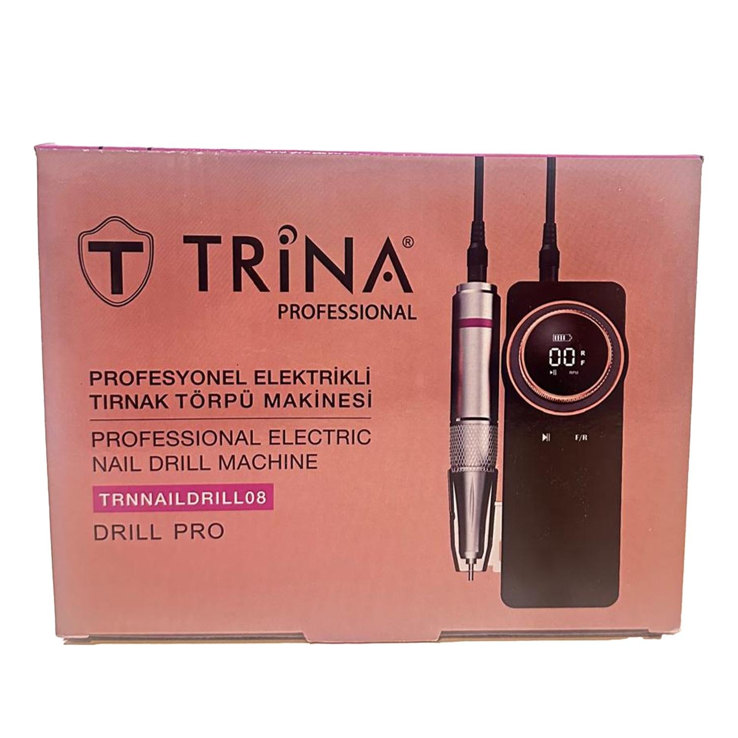 Trina Professional Nail Drill Machine - High Performance Nail Shaping Tool for Technicians & Home Use
