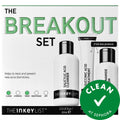 The Breakout Set: Skincare for Acne-Prone Skin | Salicylic & Succinic Acid, Niacinamide | Clear Pores, Oil Control, Blemish & Blackhead Treatment, Cruelty-Free