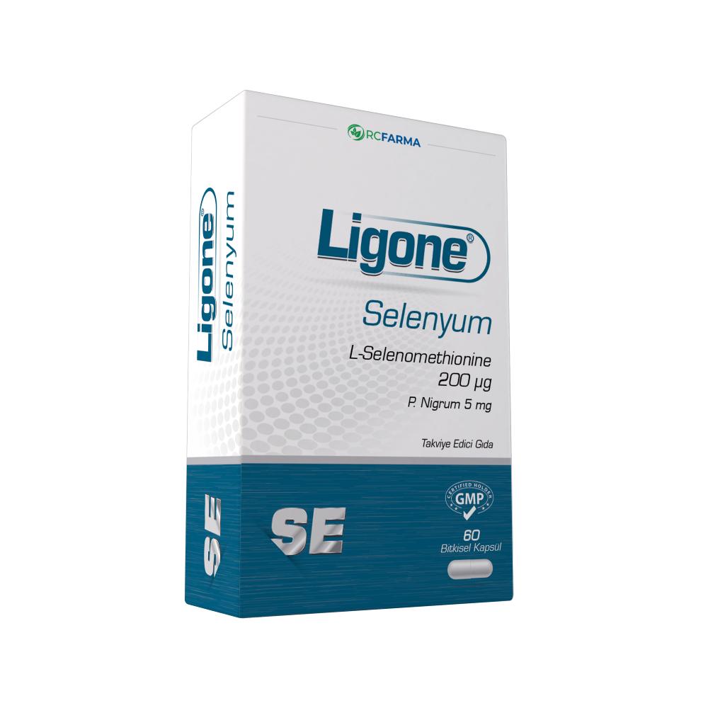 Ligone Selenium 60 Capsules - High-Quality Dietary Supplement for Immune System Support