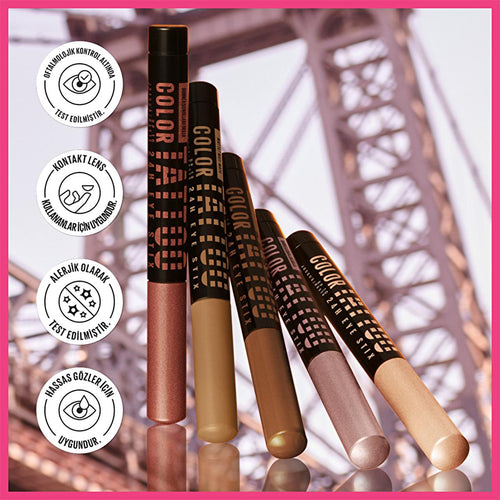 Maybelline Color Tattoo: Long-Lasting Cream Eyeshadow - Waterproof, Smudge-Proof, Intense Color - Gel Eye Shadow