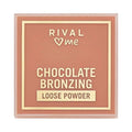 Rival Loves Me Chocolate Bronzer: Vegan Loose Bronzing Powder for Natural Face & DŽcolletŽ Bronze - Delicious Scented Makeup