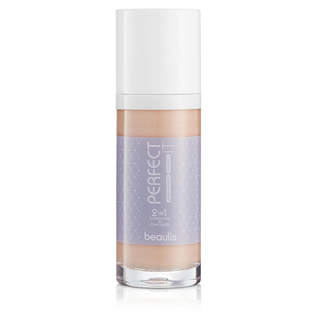 Beaulis Perfect It 2 in 1 Foundation & Concealer - Matte Finish, Long Lasting Makeup for Flawless Complexion