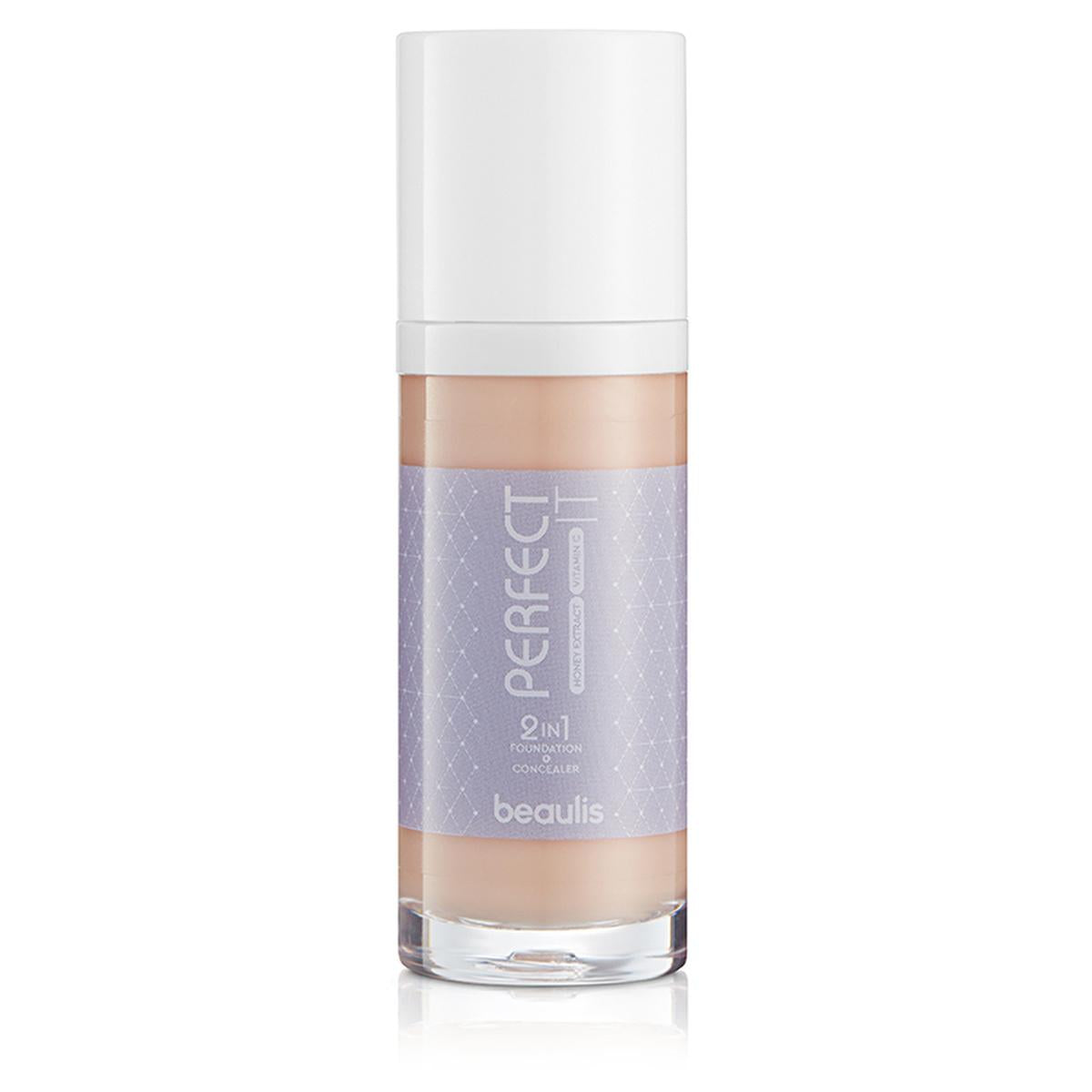 Beaulis Perfect It 2 in 1 Foundation & Concealer - Matte Finish, Long Lasting Makeup for Flawless Complexion