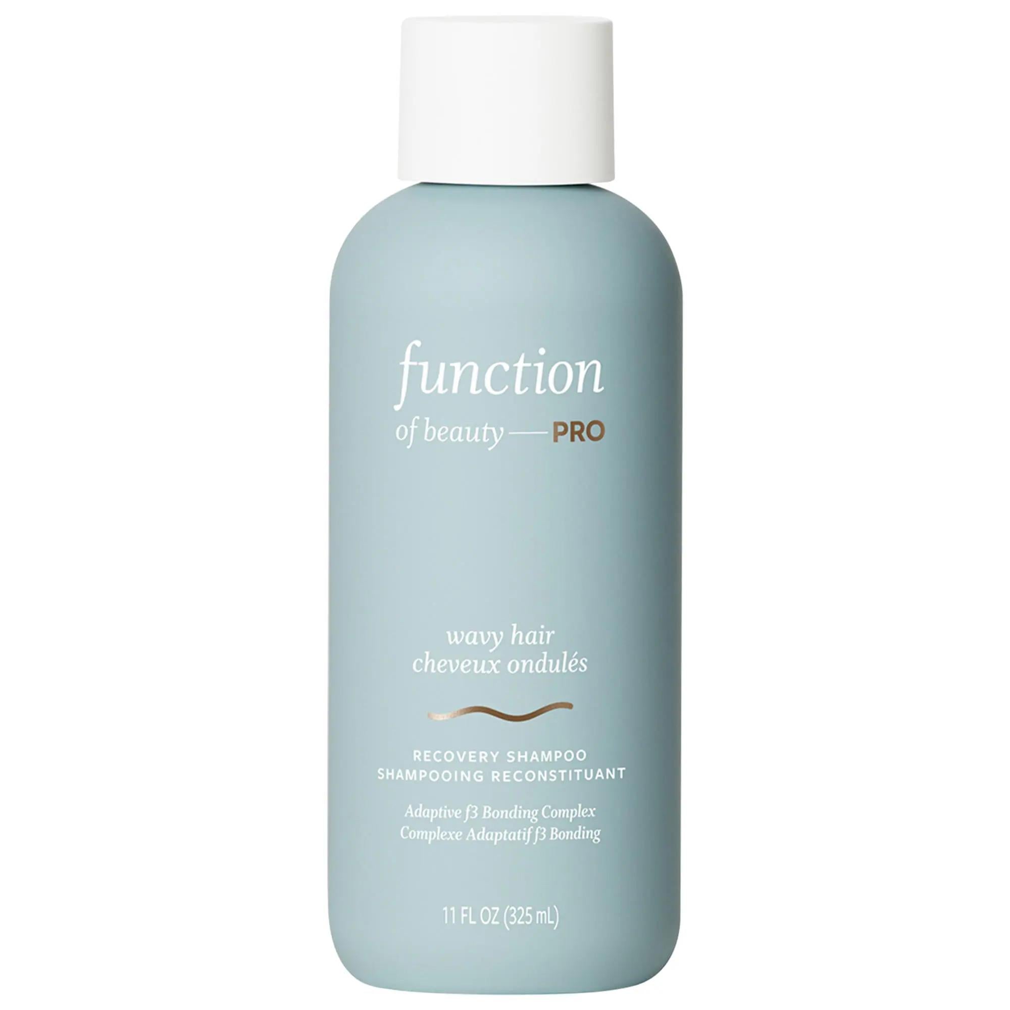 Function of Beauty Recovery Collection: Wavy, Damaged Hair Shampoo & Conditioner Set - Boost Shine, Repair Breakage, Vegan & Cruelty-Free