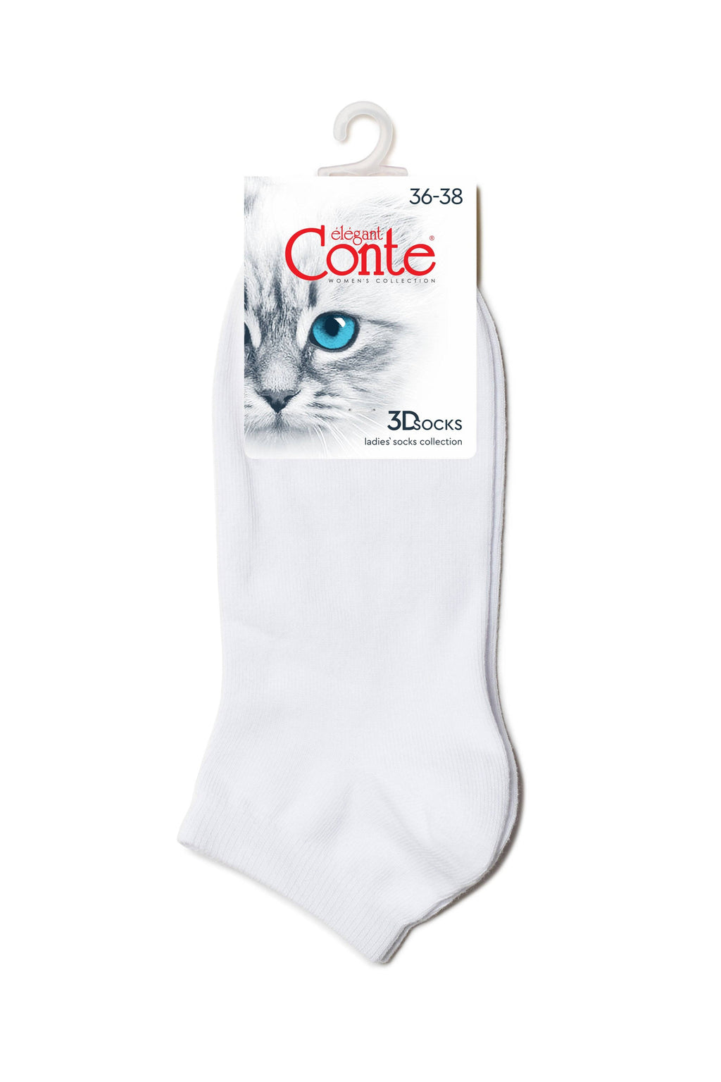 TheRanok.com Conte Cotton Women's Ankle 3Dsocks — product on model