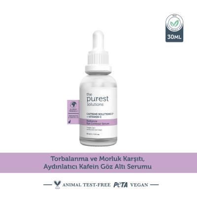 The Purest Solutions Radiance Eye Contour Serum 30ml - Anti-Aging Eye Care with Caffeine & Vitamin C