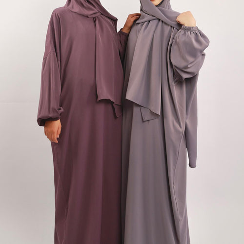 Hijab Attached Hoodie Abaya (MA001)