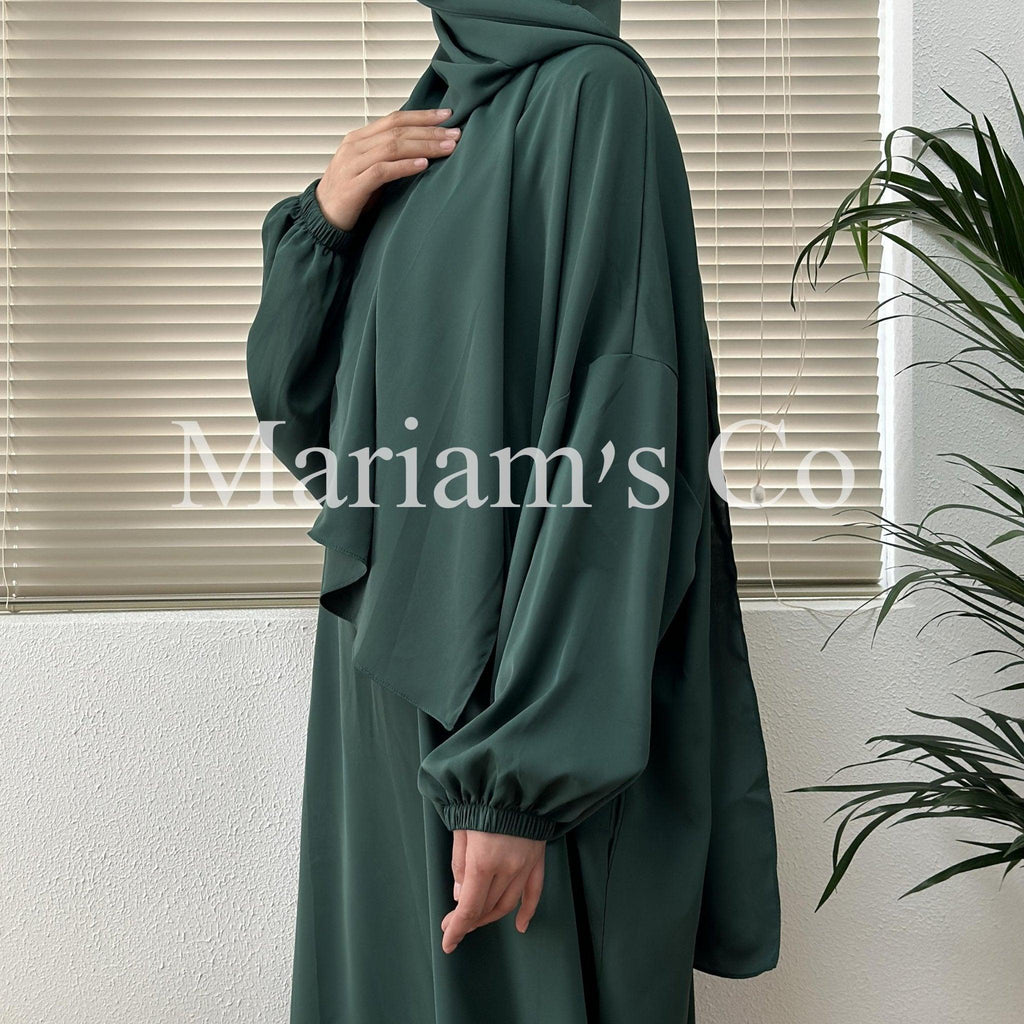 Mariam's Collection Mariam's Collection Hijab Attached Hooded Abaya With Pockets (MA0011) — detail shot 10