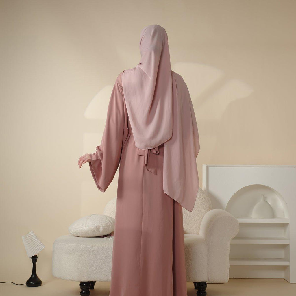 Mariam's Collection Mariam's Collection Soft Nidha Plain Abaya (MA005) — lifestyle worn / used context