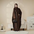 Mariam's Collection Batwing Abaya With Matching Hijab | Batwing Sleeve Abaya (MA041) — construction detail