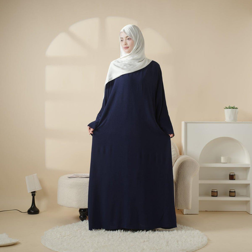 Mariam's Collection Simple Vintage Pleated Abaya (MA042) — detail shot 6