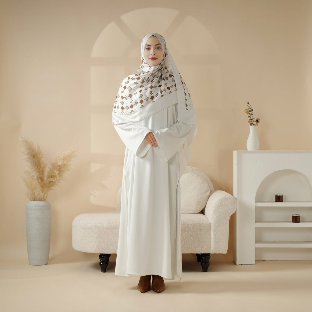 Mariam's Collection Casual Fashion Slit Abaya (MA063) — product on model